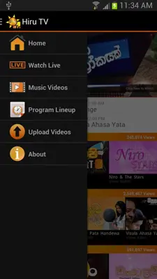 Hiru TV android App screenshot 5